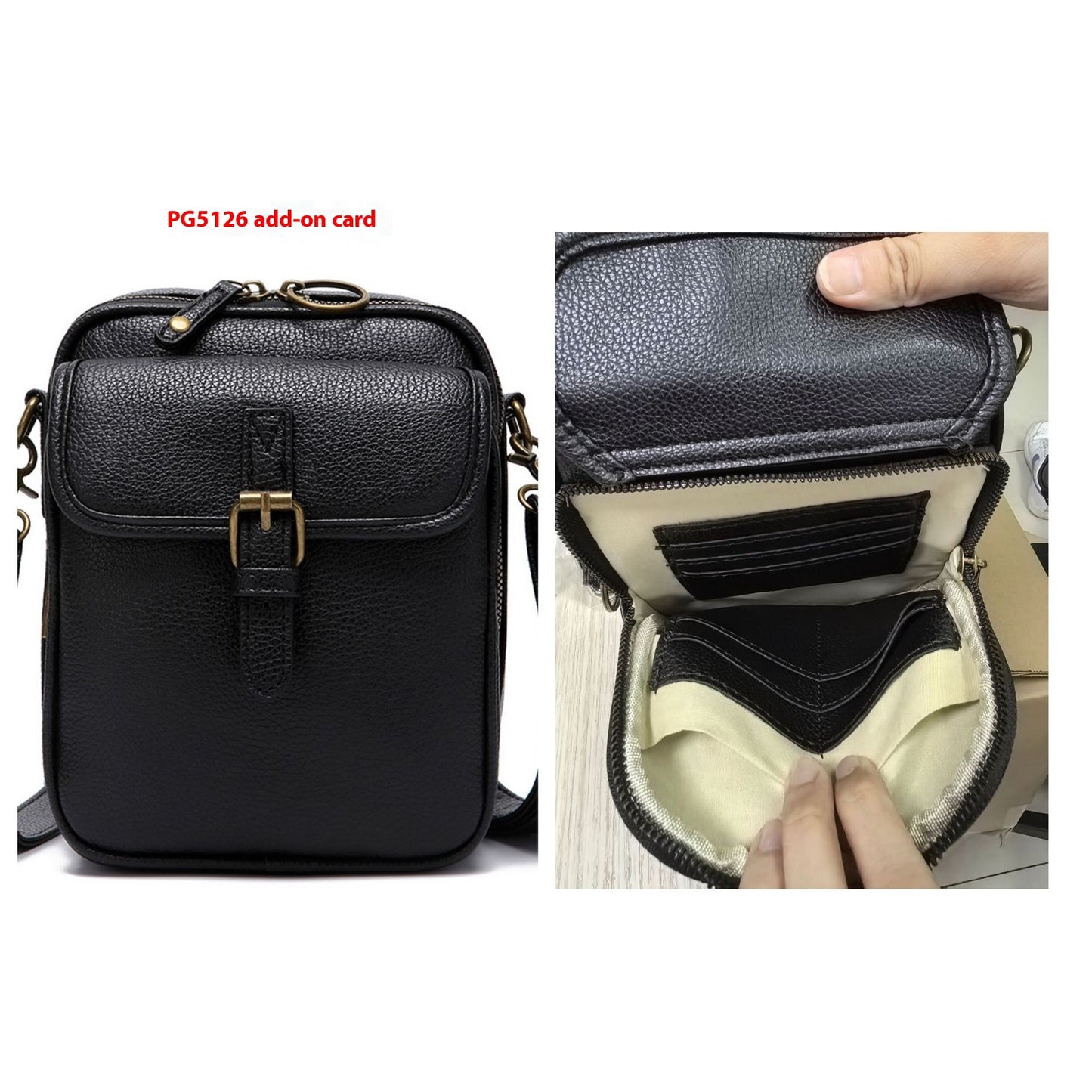 Vintage Large Capacity Messenger Backpack