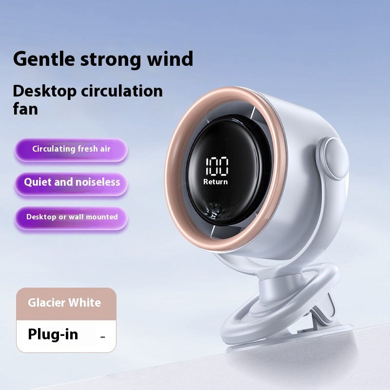 USB Rechargeable Desktop Clip Fan