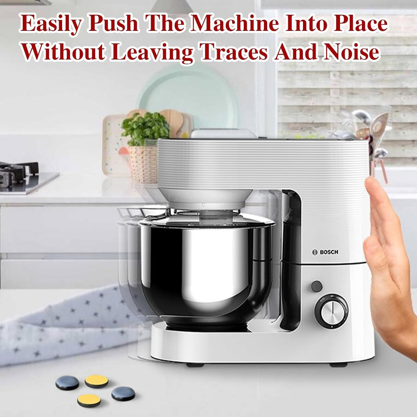 Effortless Mobility: Set of 12 Kitchen Appliance Sliders for Convenient Sliding and Storage