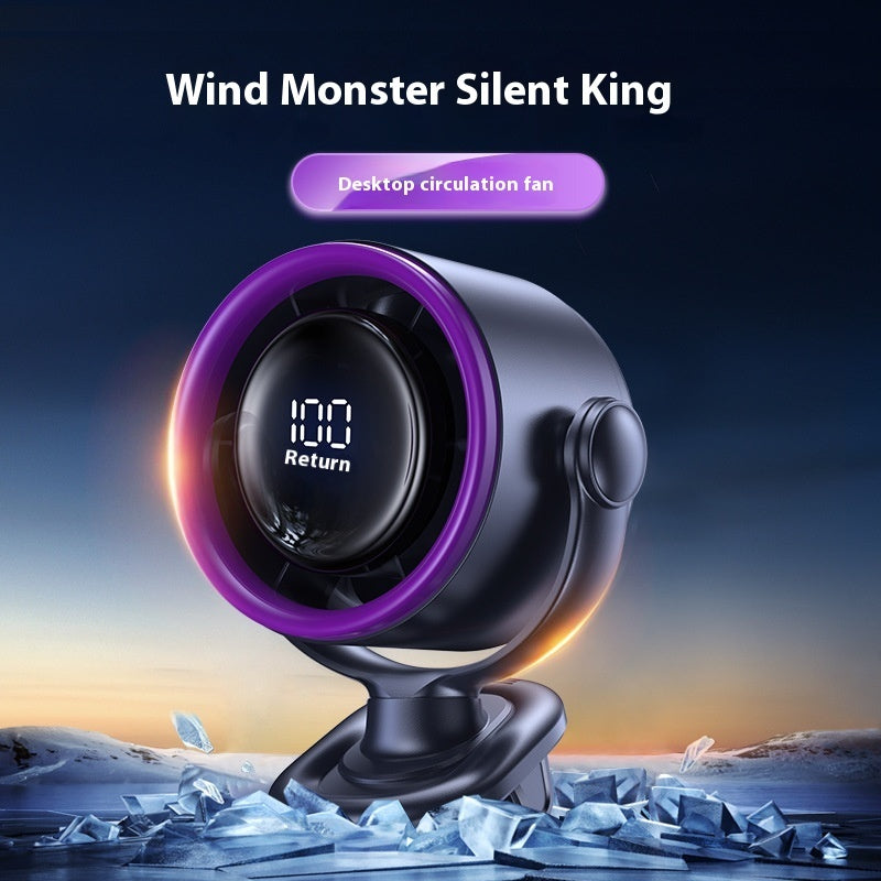 USB Rechargeable Desktop Clip Fan