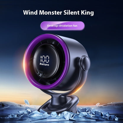 USB Rechargeable Desktop Clip Fan