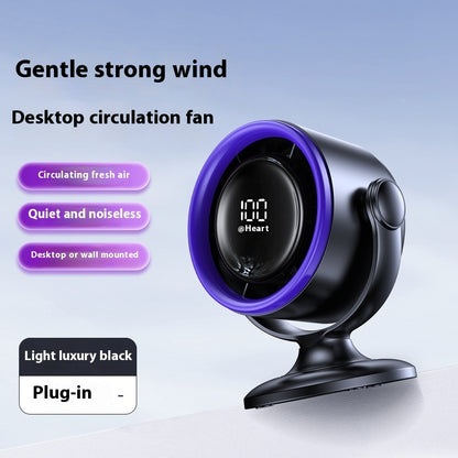 USB Rechargeable Desktop Clip Fan
