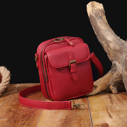 Vintage Large Capacity Messenger Backpack