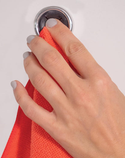 Say goodbye to messy kitchens! 🌟 Check out our stylish Grey Round Adhesive Push Towel Hooks - perfect for hanging hand and dish towels! 🧴✨ Get your 4-pack today! #HomeOrganization #KitchenEssentials