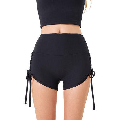 High Elastic Drawstring Sports Shorts
