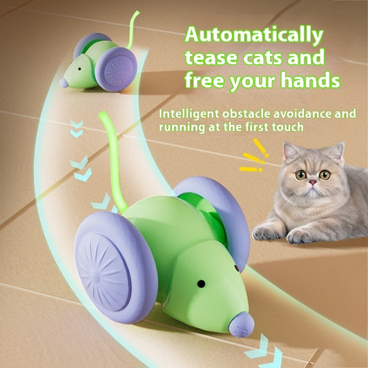 Cat Running Car Self-Hi Relieving Stuffy Electric Toy