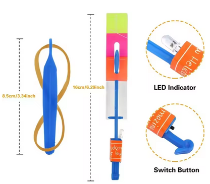 Leo's Rocket Helicopter with LED Lights