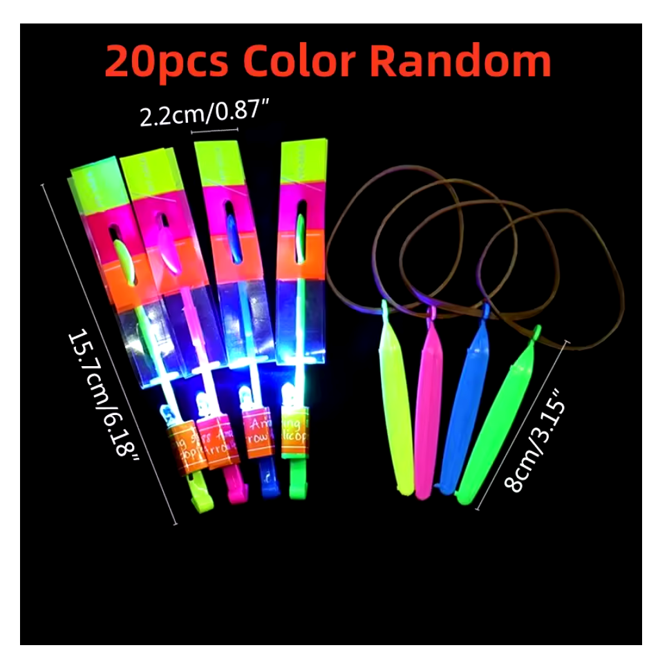 Leo's Rocket Helicopter with LED Lights