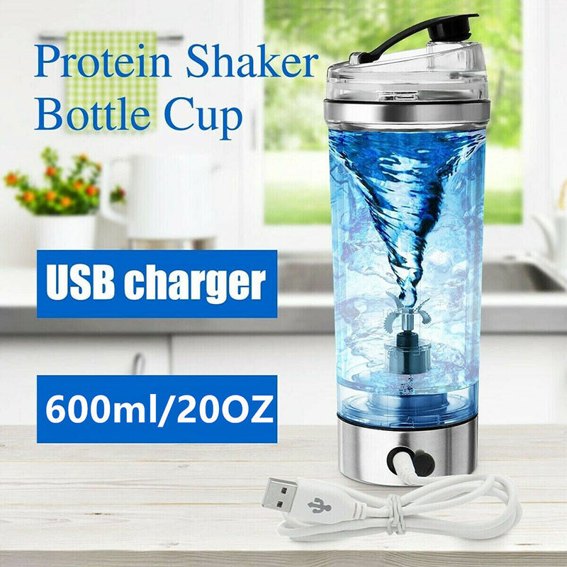 Electric USB Protein Shaker Bottle