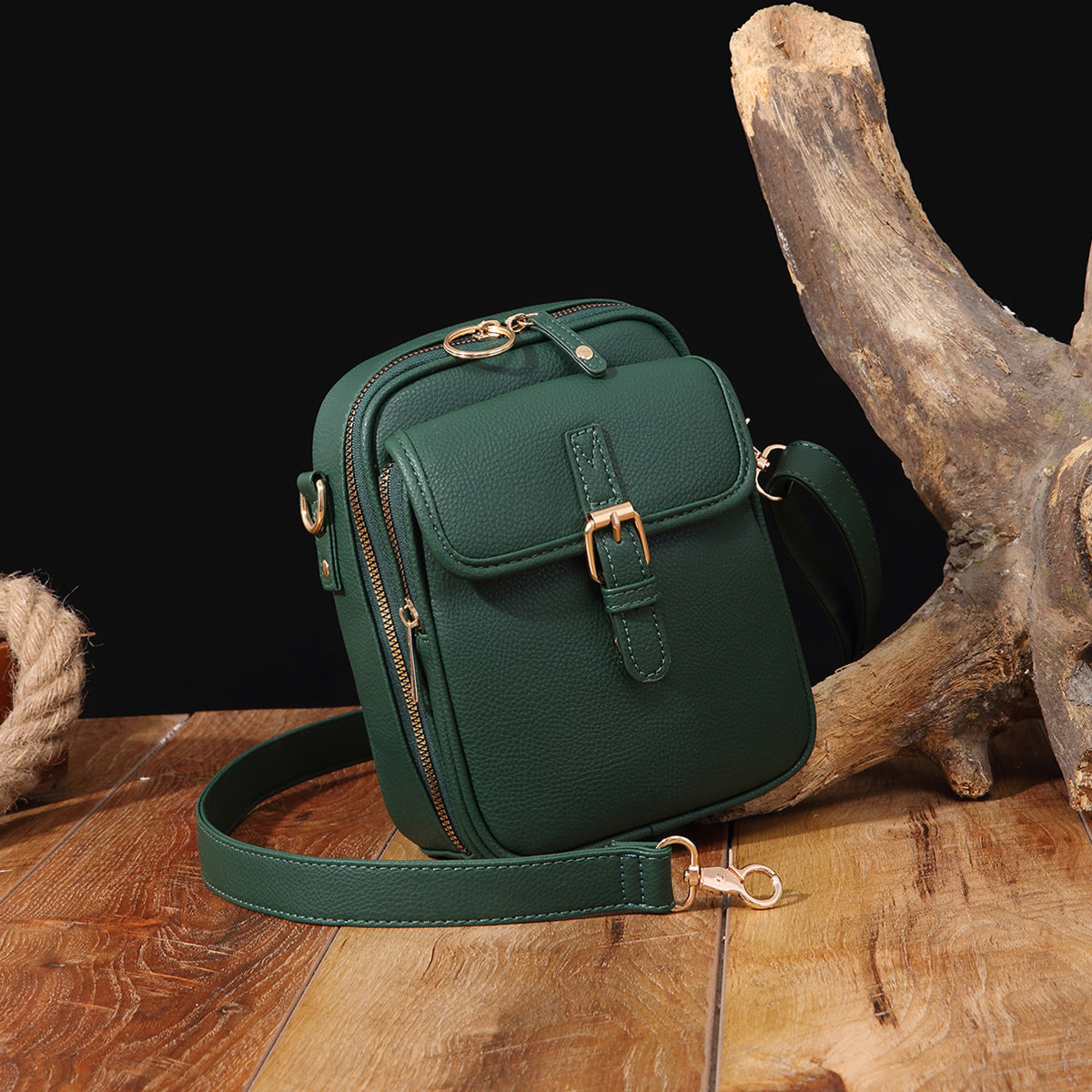 Vintage Large Capacity Messenger Backpack