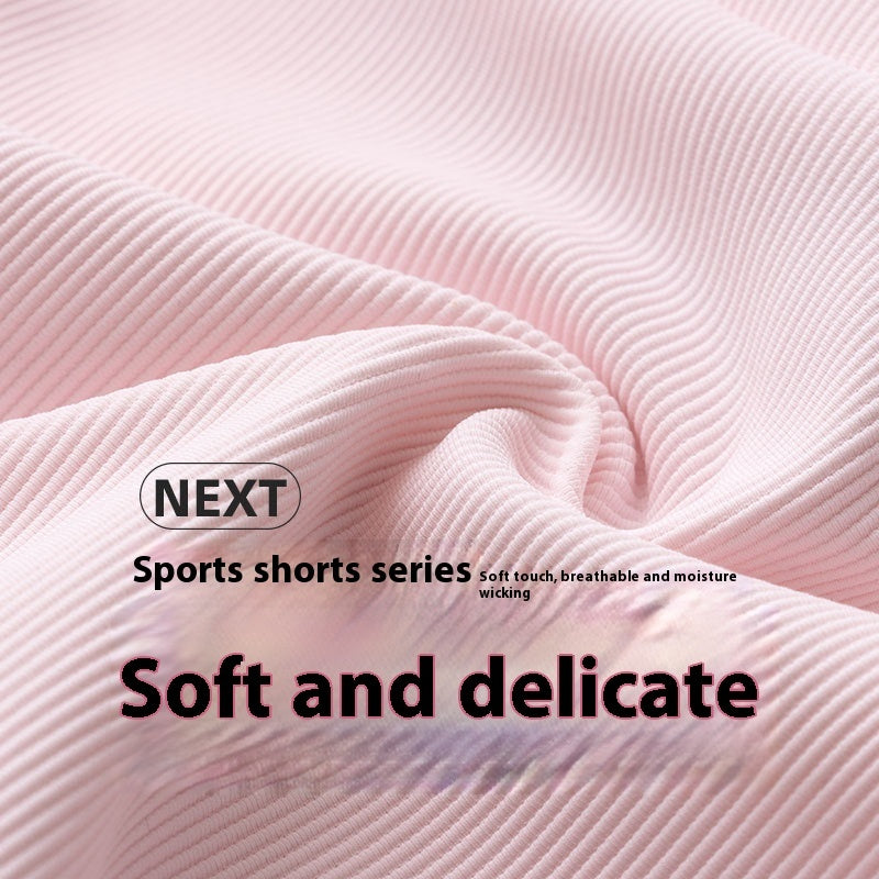 High Elastic Drawstring Sports Shorts